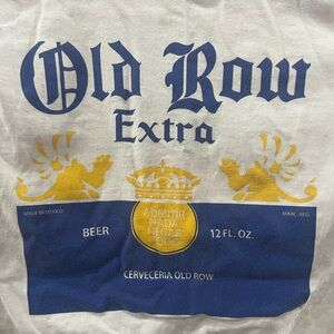 Old Row Extra White and Blue Graphic Tee